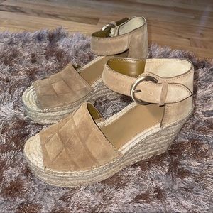 Marc Fisher Tan Espadrilles